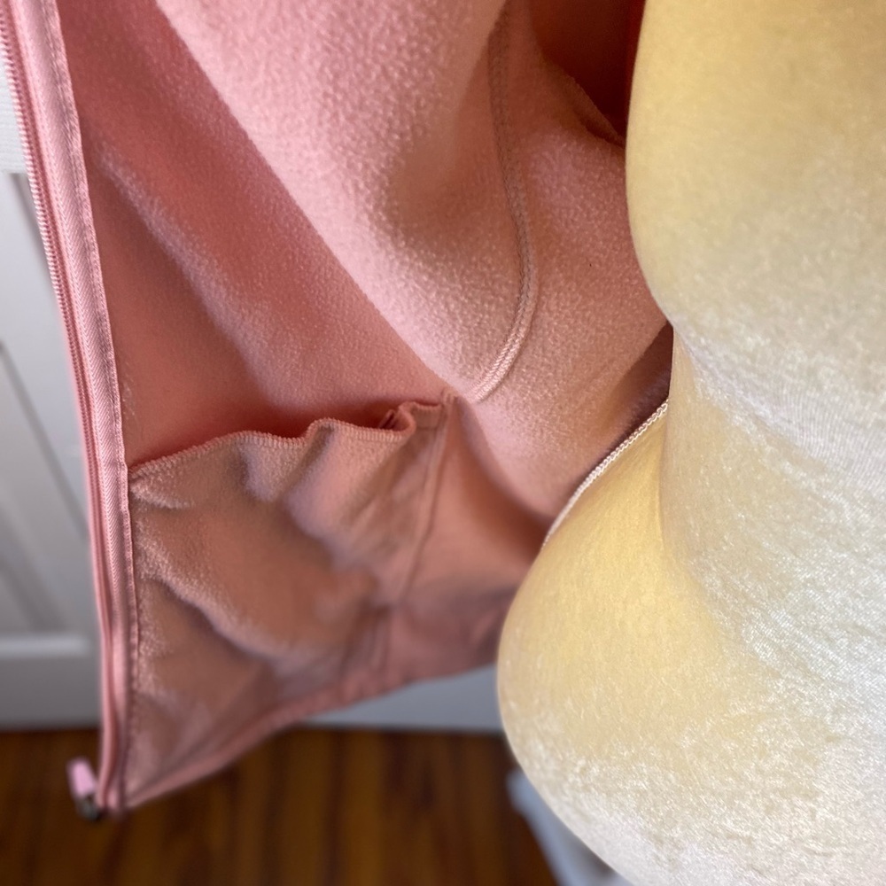 NWOT Lands’ End Pink Fleece Jacket - Picture 6 of 8